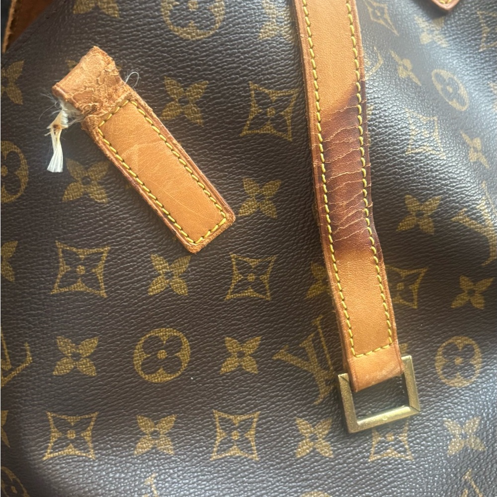 Louis Vuitton Monogram Canvas Tote with Vachetta Trim - Brown/Tan - Picture 7 of 10